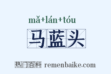 马蓝头是什么意思的图片